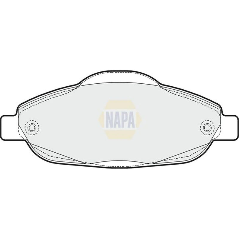 NAPA Front Brake Pad Set NBP1217