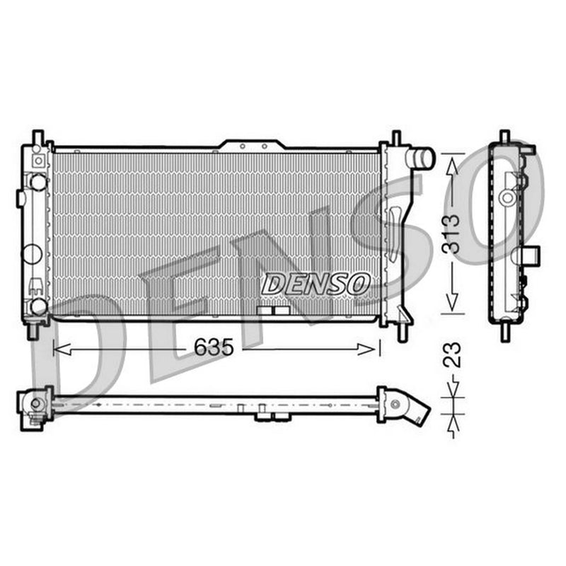 Denso Engine Radiator DRM20034
