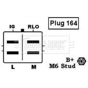 Borg & Beck Car Alternator 12V BBA3016