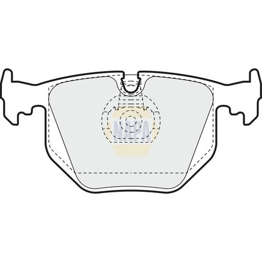 NAPA Rear Brake Pad Set NBP1193