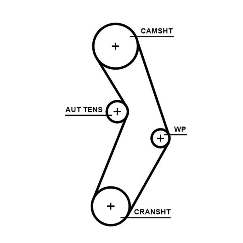 Gates Timing Belt Cambelt 124 Teeth 5673XS