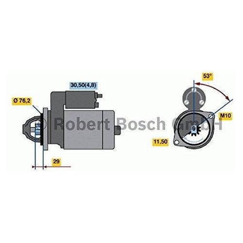 Bosch Reman Starter Motor 2150 0986021500 Bosch  - Town Parts