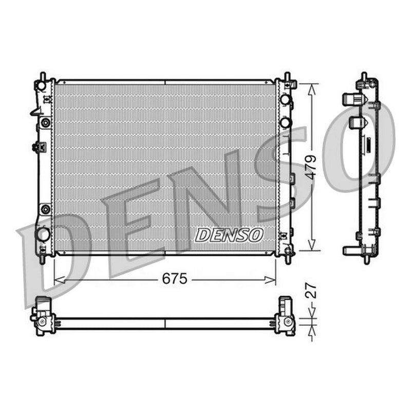 Denso Engine Radiator DRM36012