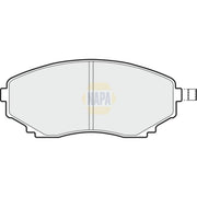 NAPA Front Brake Pad Set NBP1718