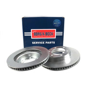 Borg & Beck 2 x Front Brake Discs BBD5375