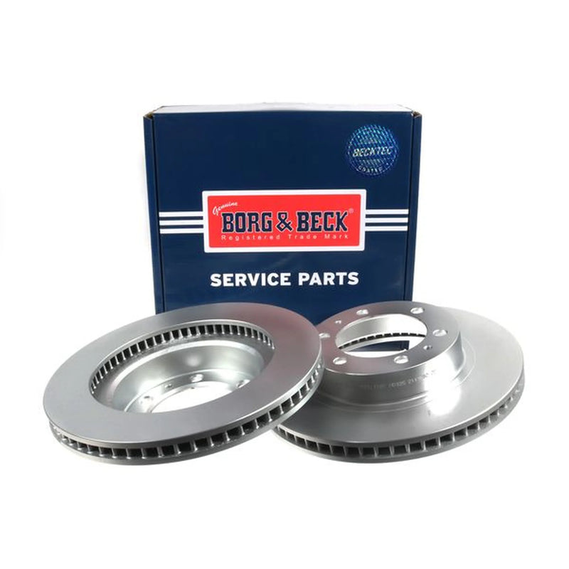 Borg & Beck 2 x Front Brake Discs BBD5375