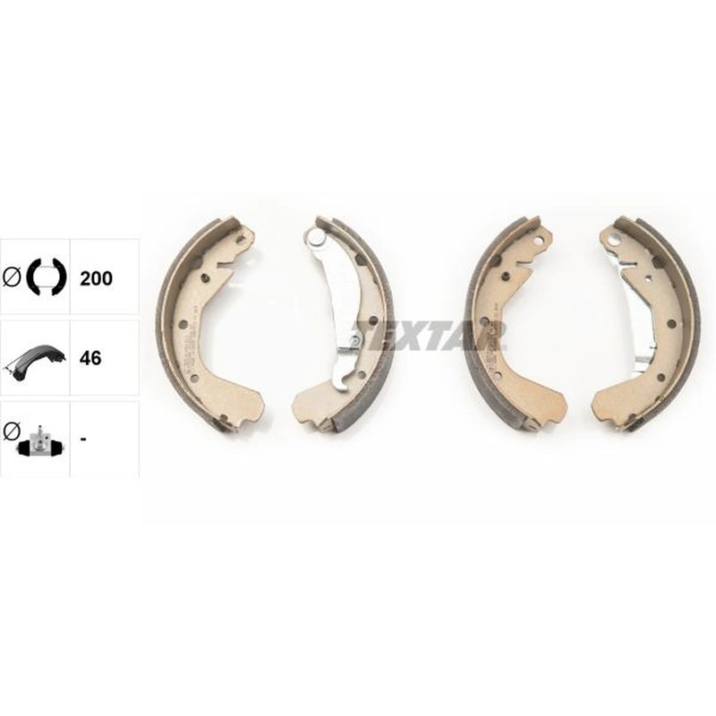 Textar Brake Shoe Set Axle Kit 91033100