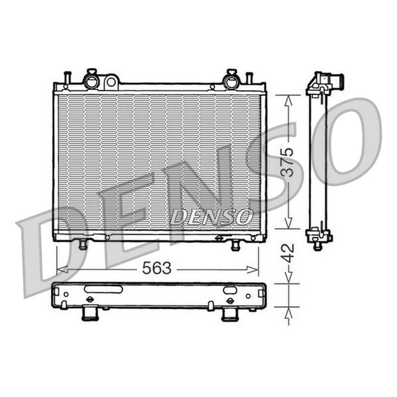 Denso Engine Radiator DRM09021