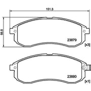 DON Front Brake Pad Set PCP1947