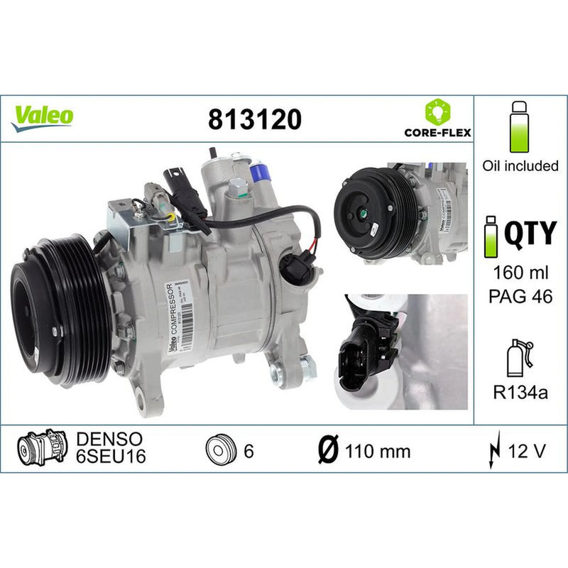 Valeo Air Conditioning Compressor 813120