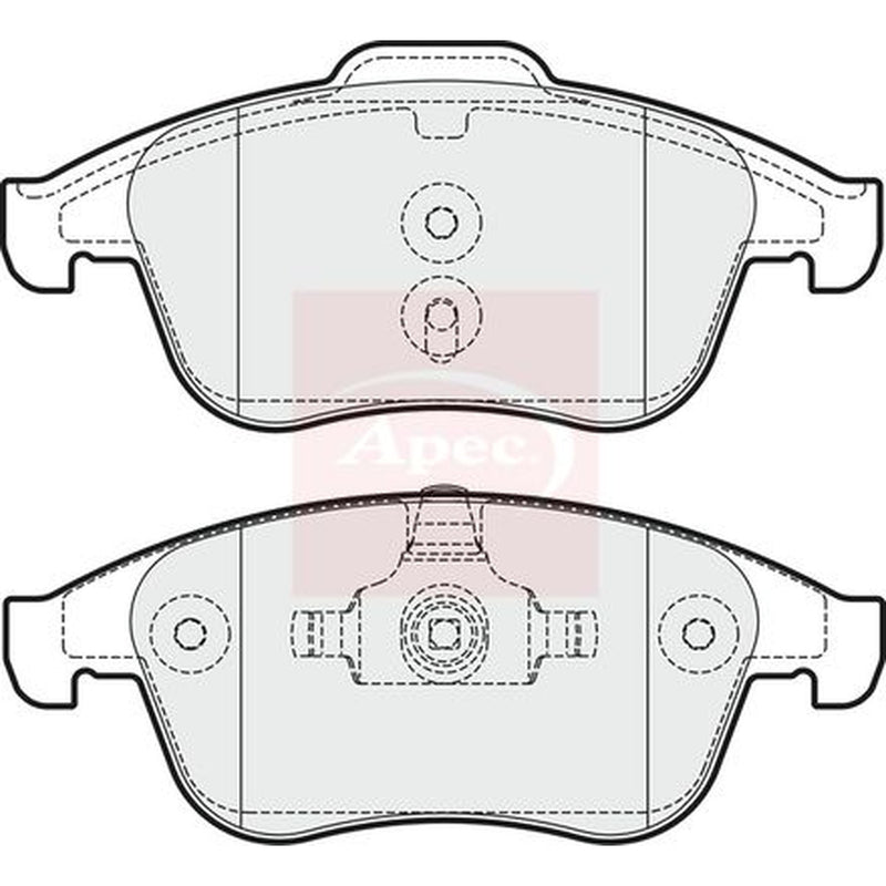 Apec Front Brake Pad Set PAD1898