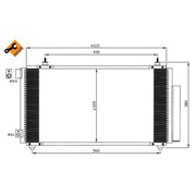 NRF Air Conditioning Condenser 35576