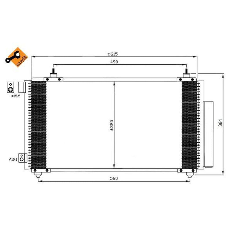 NRF Air Conditioning Condenser 35576