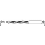 Juratek Brake Hydraulic Hose Line Rear JBH1416