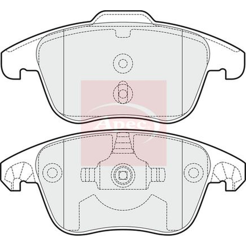 Apec Front Brake Pad Set PAD1534