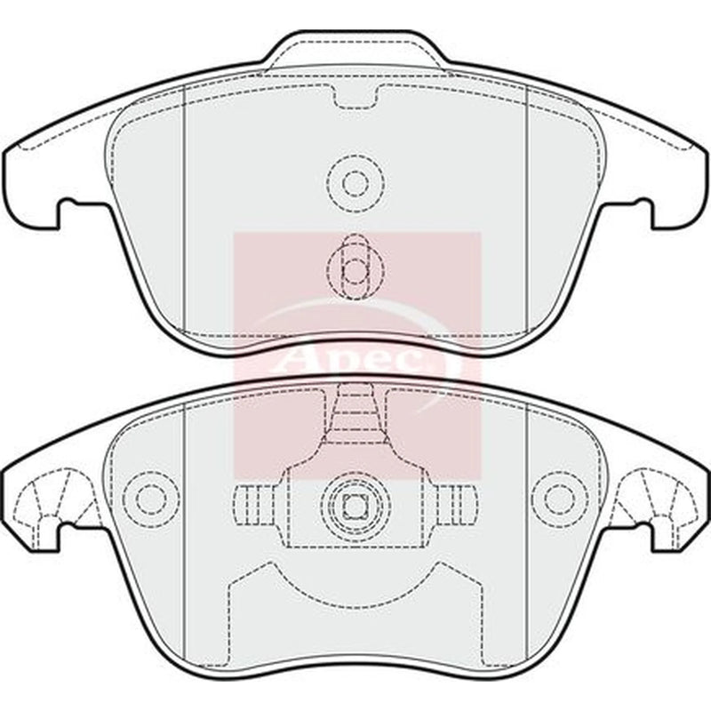 Apec Front Brake Pad Set PAD1534