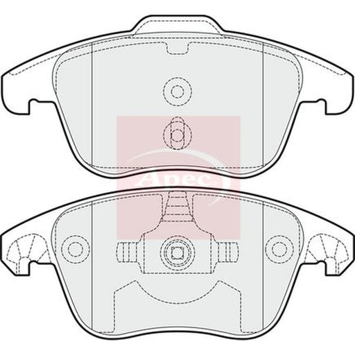 Apec Front Brake Pad Set PAD1534