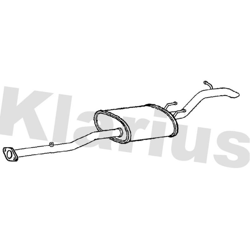 Klarius Box With Tail Pipe Rear SZ161M