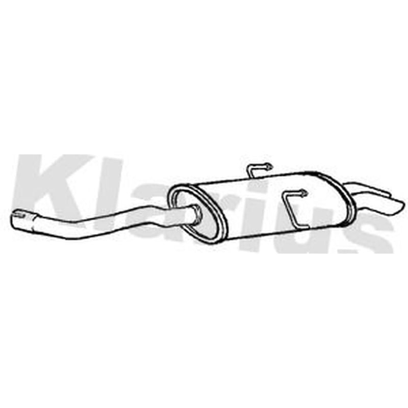 Klarius Box With Tail Pipe Rear RR323V