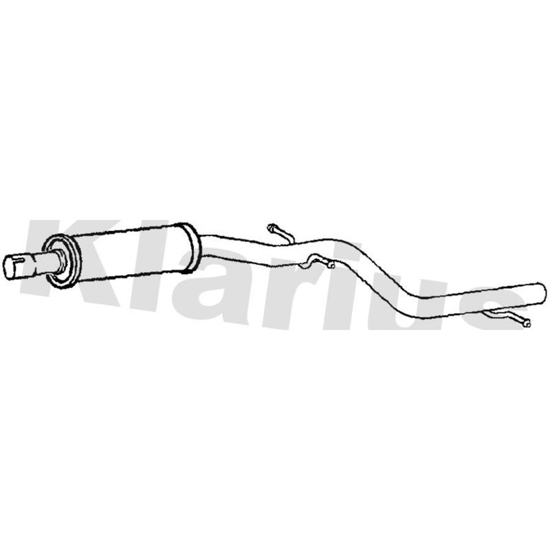 Klarius Box With Centre Pipe Centre VW723X