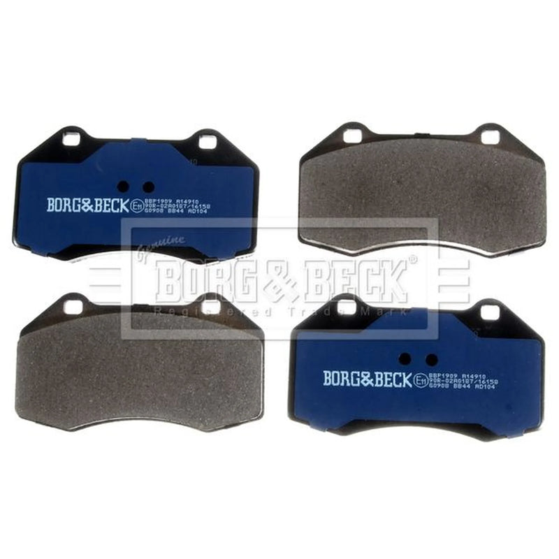 Borg & Beck 4 x Front Brake Pad Set BBP1909