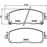 Mintex Front Brake Pad Set MDB4362