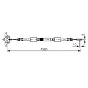 Bosch Handbrake Cable Centre 1 987 482 128