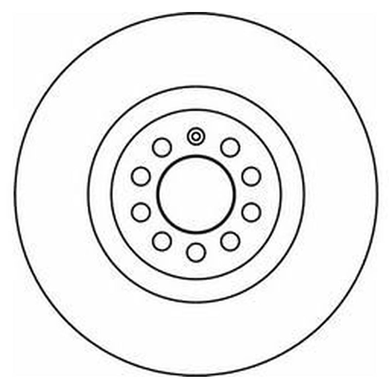 Abtex 2 x Vented Front Brake Discs BD867V