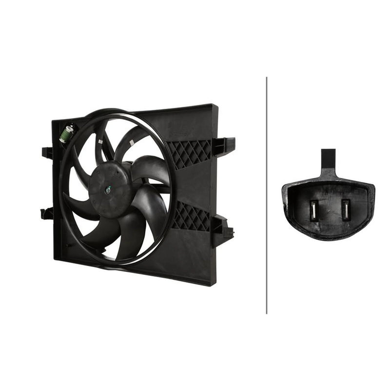 Hella Engine Cooling Fan 8EW 366 420-561