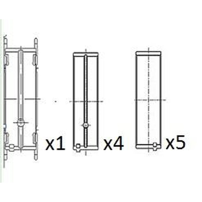 FAI Main Bearing Set 80.6mm BM1010-050