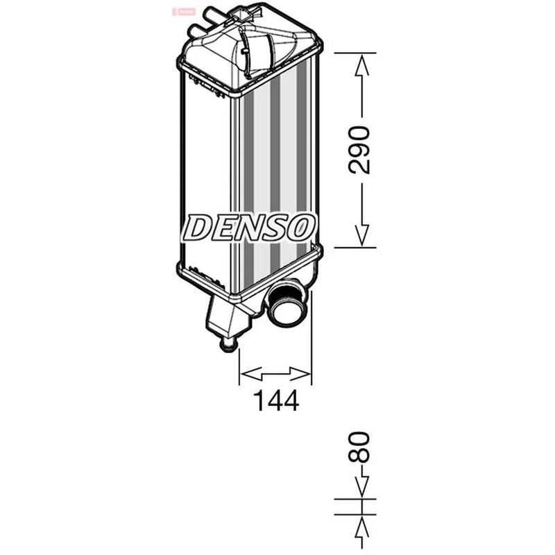 Denso Intercooler (Charge Air Cooler) DIT09116