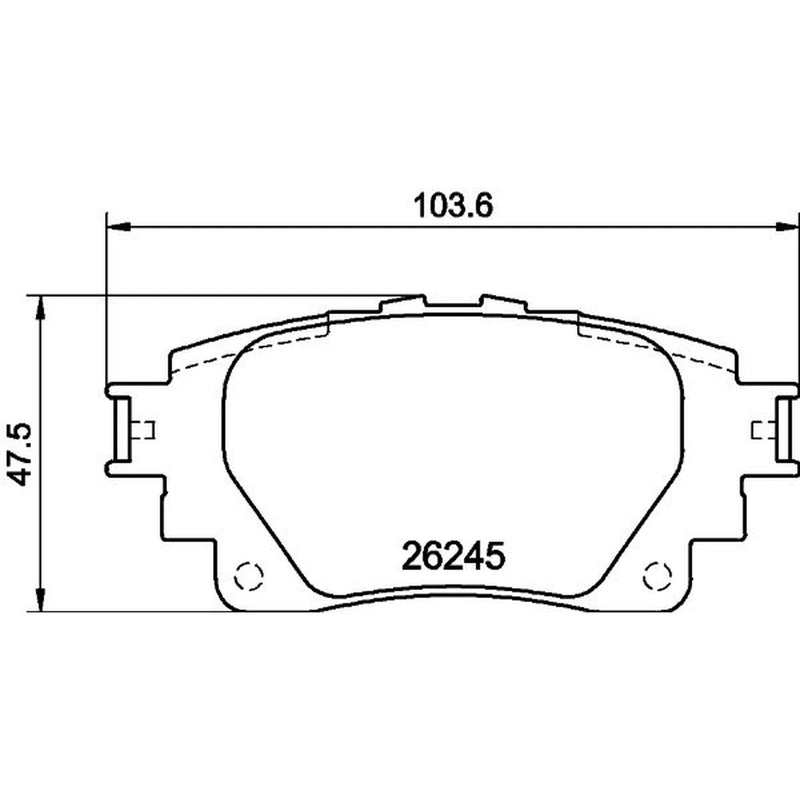 Mintex Rear Brake Pad Set MDB4292