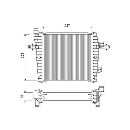 Valeo Engine Radiator 701322