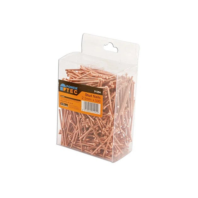 Power-TEC Stud Nails 500pc 2-2.5mm
