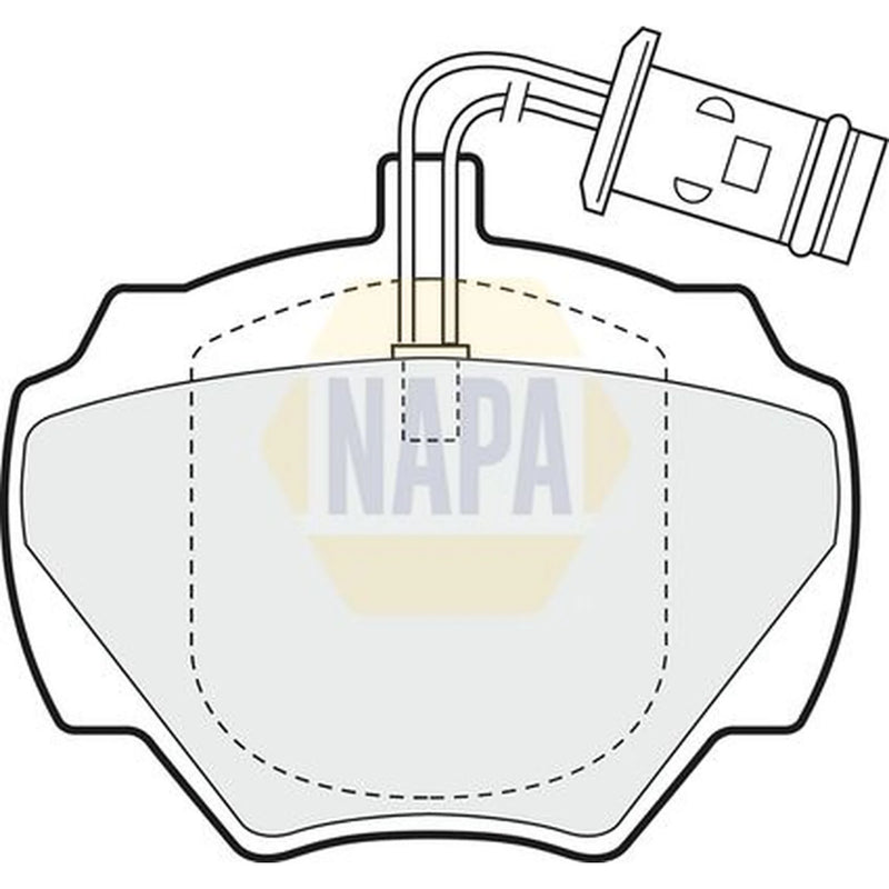 NAPA Rear Brake Pad Set NBP1802