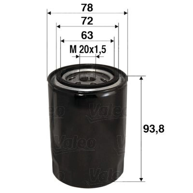 Valeo Engine Oil Filter 586080