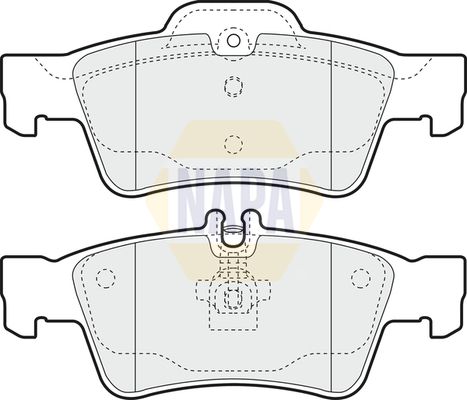 NAPA Rear Brake Vented Discs & Pads fits MERCEDES-BENZ