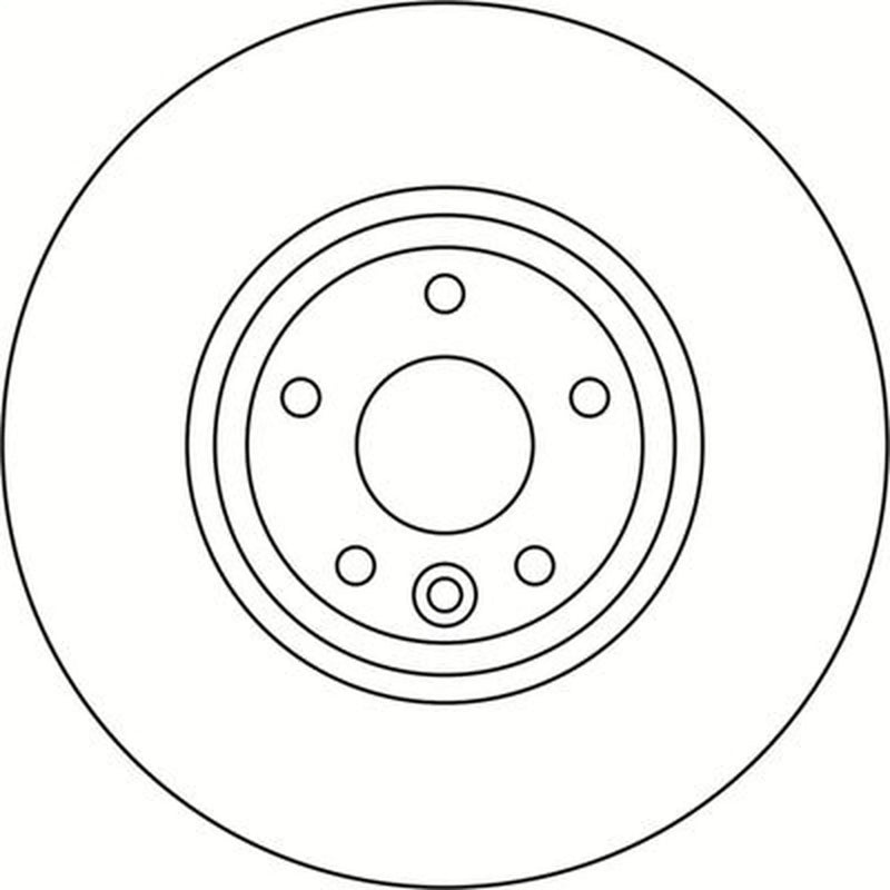 Abtex 2 x Vented Front Brake Discs BD2034V