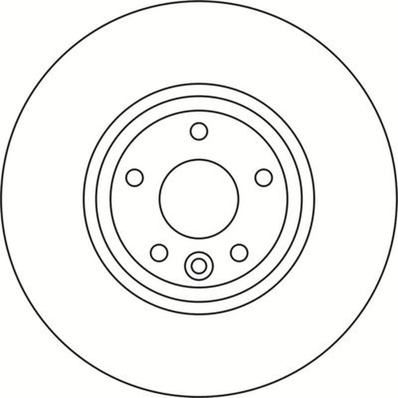 Abtex 2 x Vented Front Brake Discs BD2034V