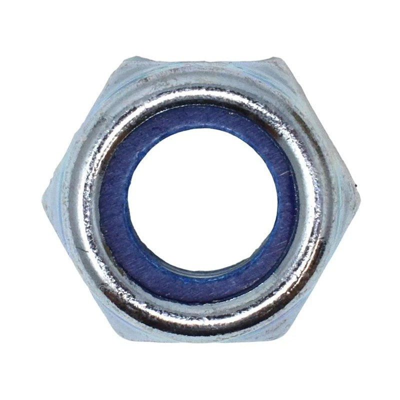 METALMATE® Type P Nylon Insert Nut ZP M12 (Box 50) - MEMNYLOCP12