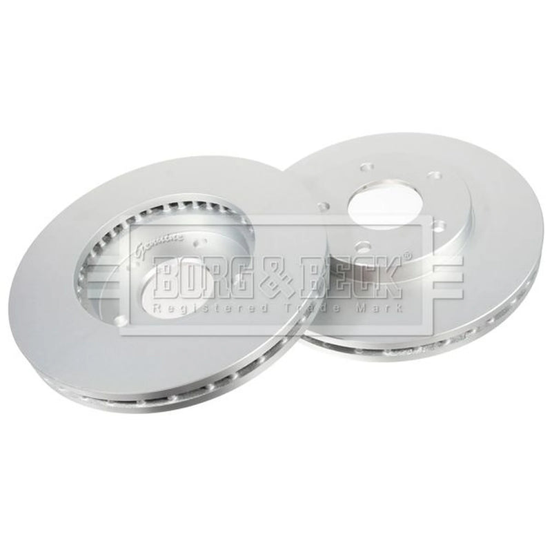 Borg & Beck 2 x Vented Front Brake Discs BBD4327