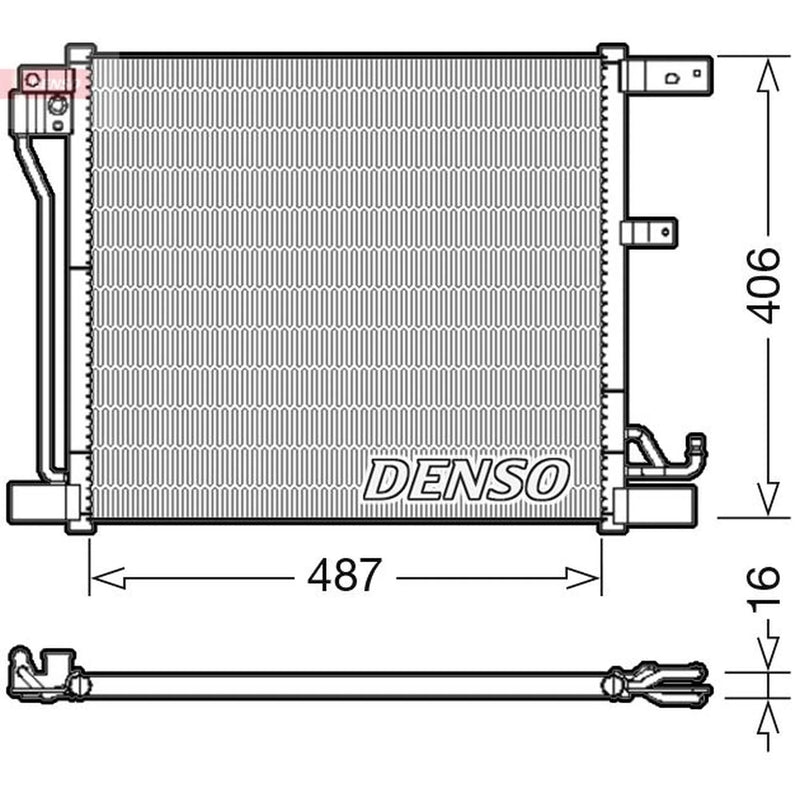 Denso Air Conditioning Condenser DCN46018