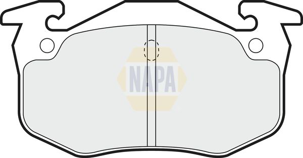 NAPA Front Solid & Rear Solid Brake Discs & Pads fits CITROËN PEUGEOT