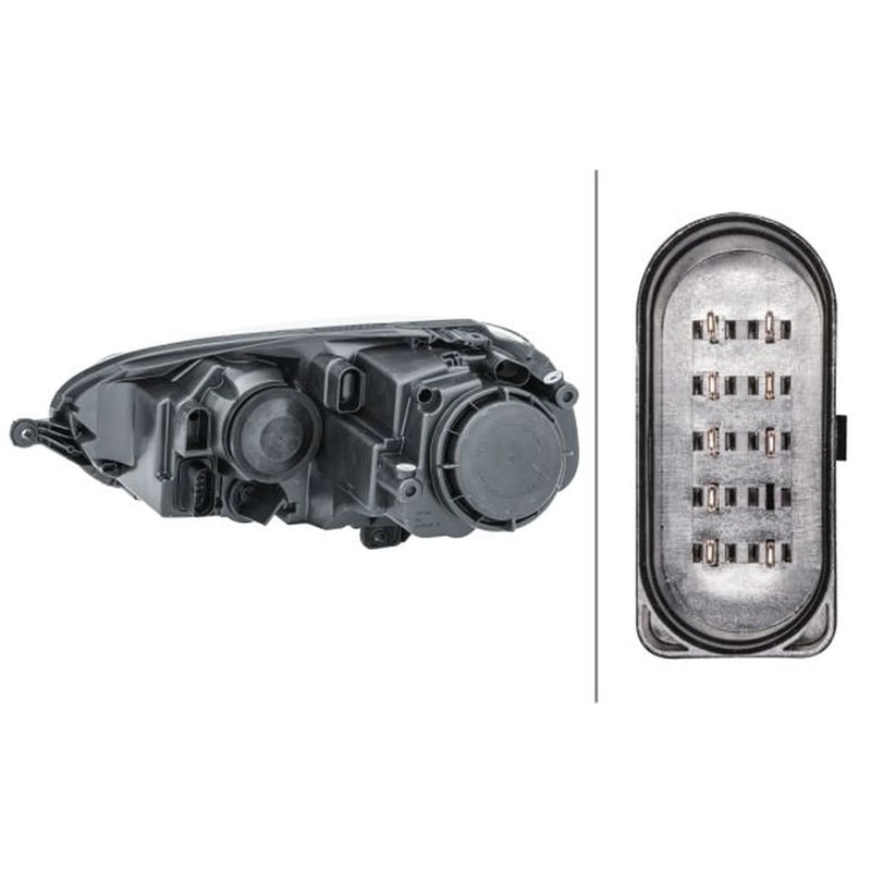 Hella Headlight Headlamp W5W Right 1EG 247 007-621