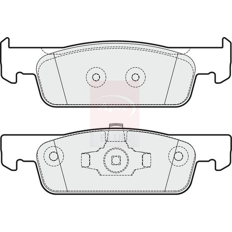 Apec Front Brake Pad Set PD3370