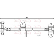 Apec Brake Hydraulic Hose Line Front Right HOS3556
