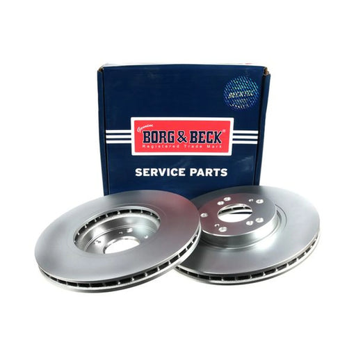 Borg & Beck 2 x Vented Front Brake Discs BBD4593