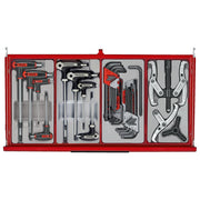 Teng Tools Mobile Tool Kit 1034 Pieces Red TKS26R1034T