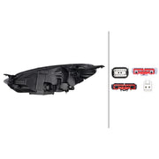 Hella Headlight Headlamp LED Left 1LX 354 857-191