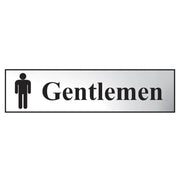 Scan Gentlemen - Polished Chrome Effect 200 x 50mm - 6003C